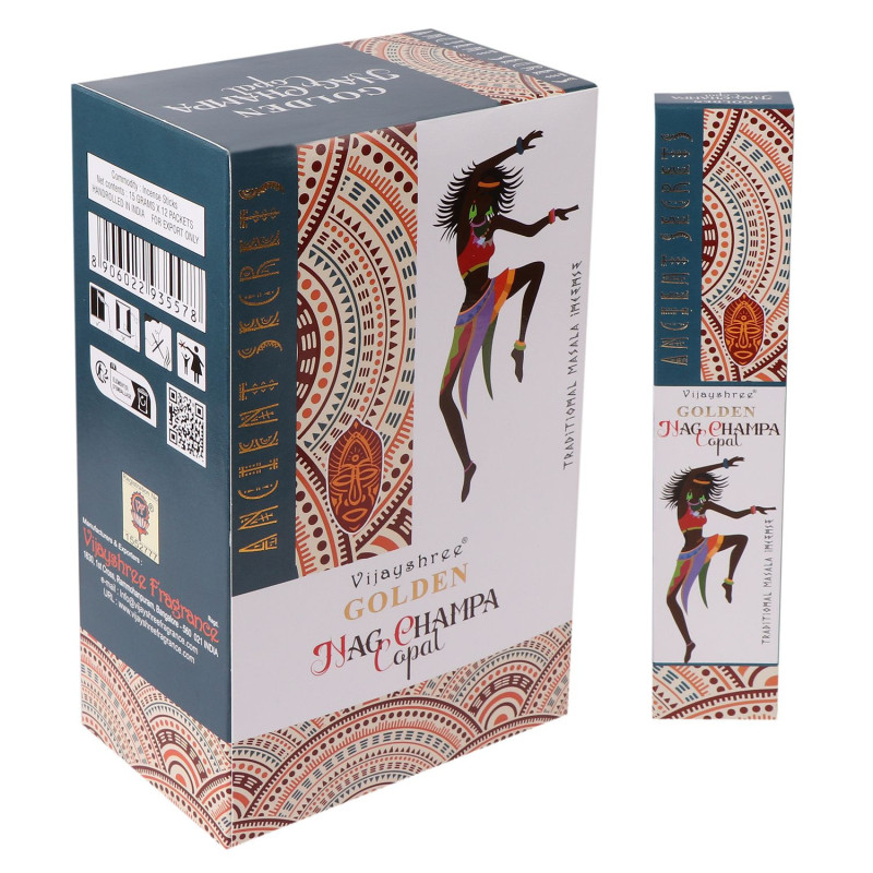 15g de Copal doré et Nag Champa