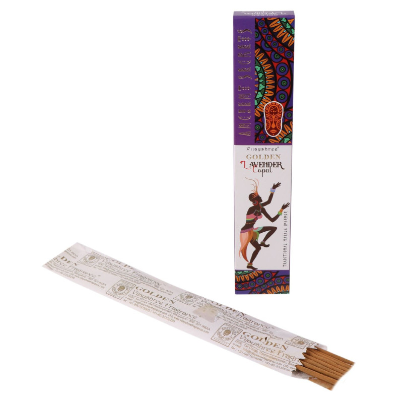 15 g de copal doré et de lavande