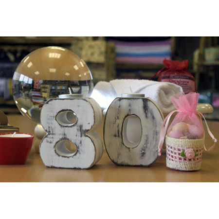 Numéro d'anniversaire en bois - N° 8