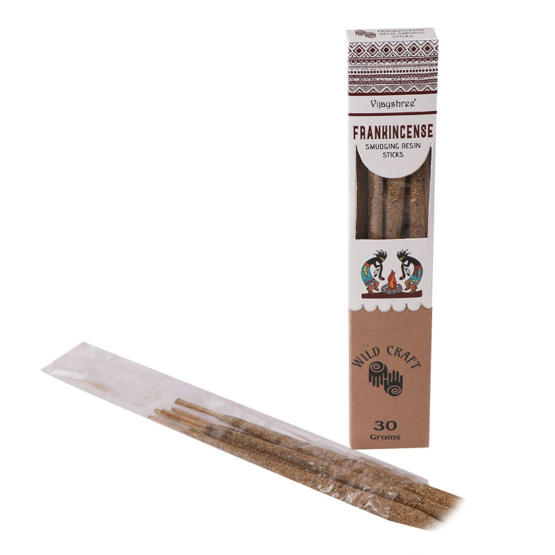 Bâtonnets de résine d'encens doré 30 g (6 pièces)