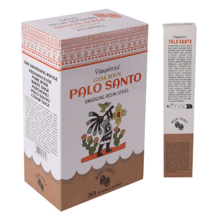 Bâtonnets de résine de maculage Golden Palo Santo 30 g (6 pièces)