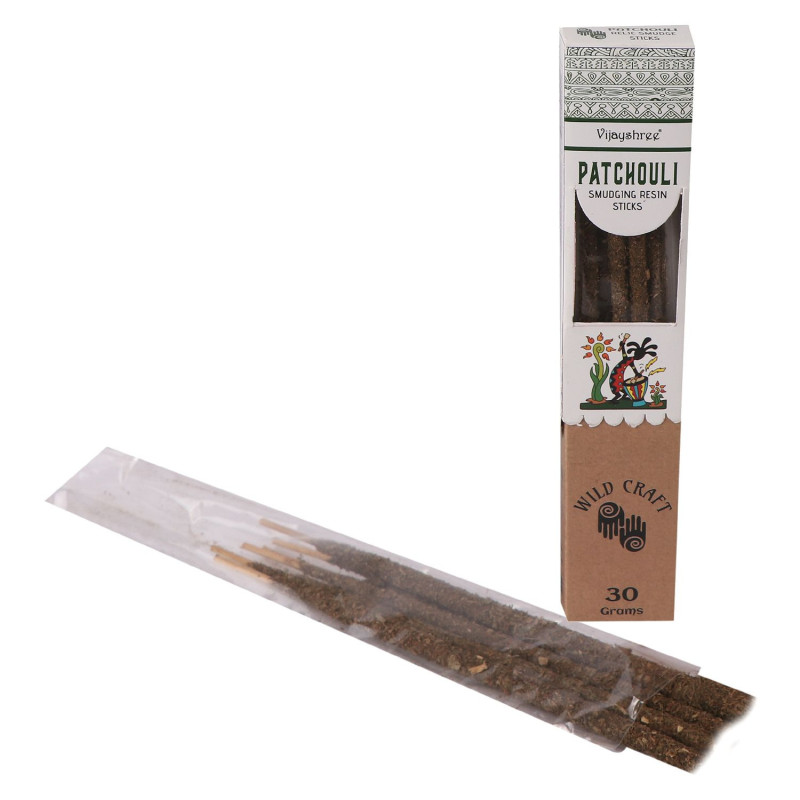 Bâtonnets de résine de maculage au patchouli doré 30 g (6 pièces)