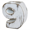 Numéro d'anniversaire en bois - N° 9