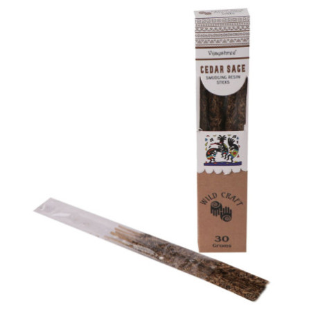 Bâtonnets de résine de maculage à la sauge de cèdre doré 30 g (6 pièces)