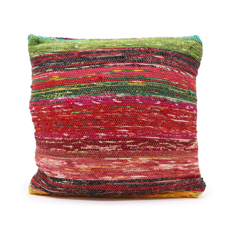 Housses de coussin en tissu éponge - 40 x 40 cm - Multicolore