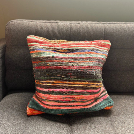 Housses de coussin en tissu éponge - 40 x 40 cm - Multicolore