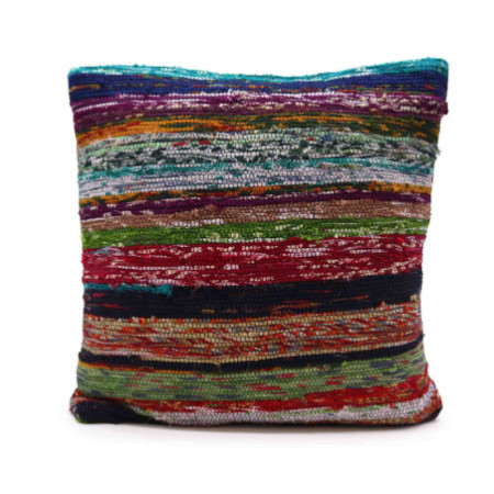 Housses de coussin en tissu chiffon - 40 x 40 cm - Bleu aqua