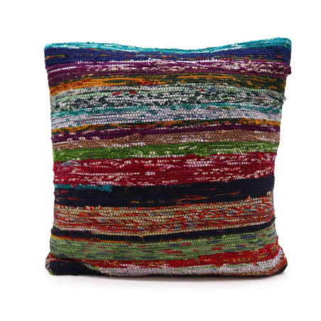 Housses de coussin en tissu chiffon - 40 x 40 cm - Bleu aqua