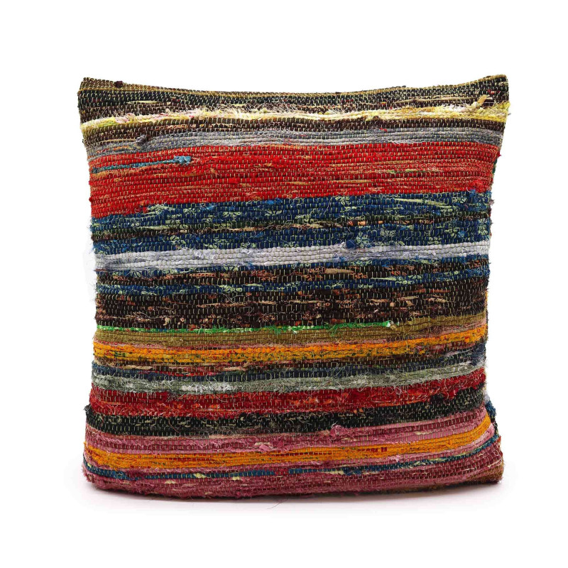 Housses de coussin en tissu chiffon - 40 x 40 cm - Vert naturel