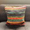 Housses de coussin en tissu chiffon - 40 x 40 cm - Vert naturel