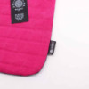 Pochette rembourrée pour ordinateur portable - Rose vif - Délavé à la pierre 14 oz