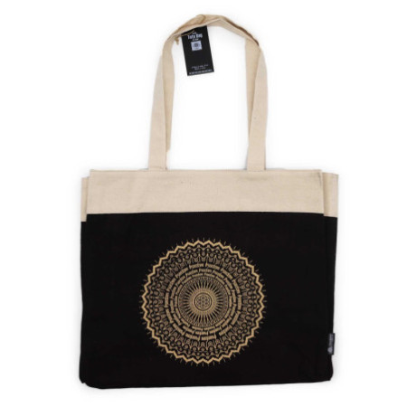 Sac fourre-tout surdimensionné délavé 400 g - Mandala Liberté
