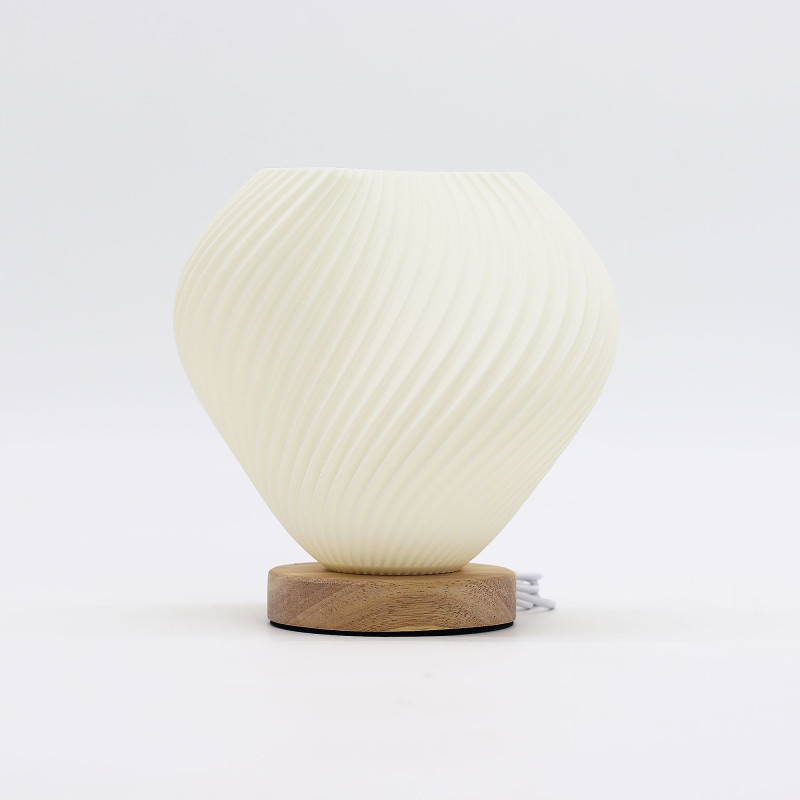 Lampe New Wave - USB - 3 réglages - Shell Twisted