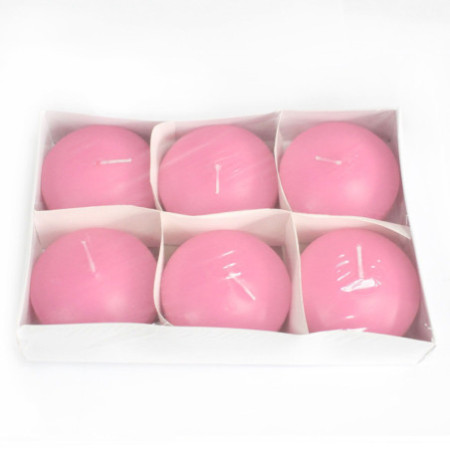 Grandes bougies flottantes - Rose