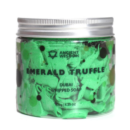 Savon à la crème fouettée de Dubaï - Truffe Émeraude 120 g