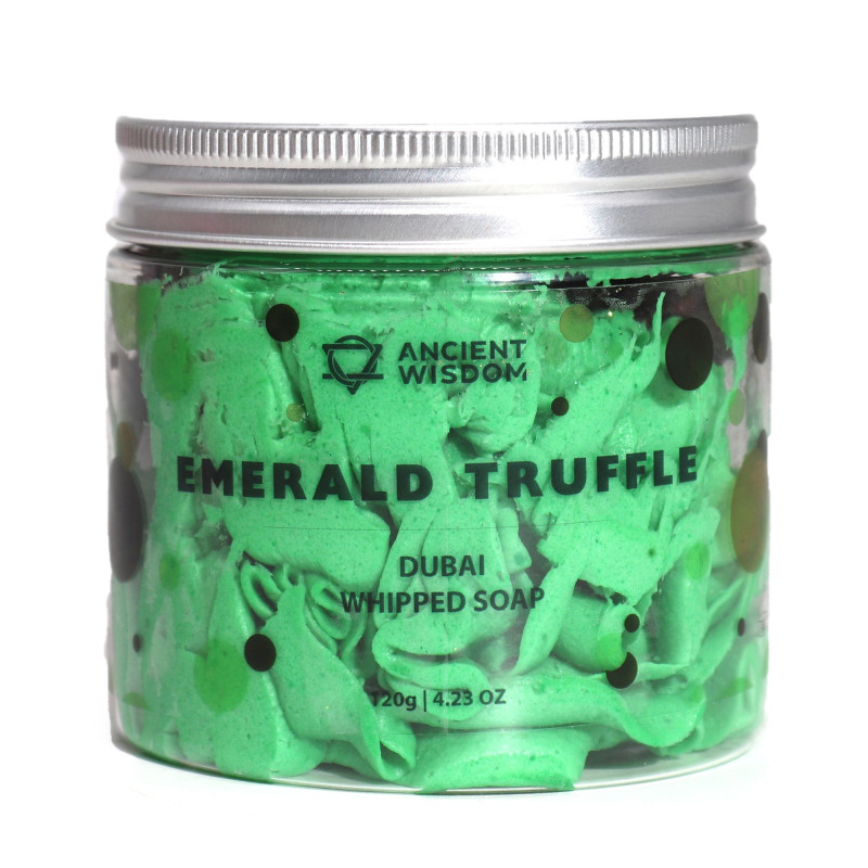 Savon à la crème fouettée de Dubaï - Truffe Émeraude 120 g
