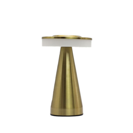 Lampe tactile - Tige haute en cuivre - USB (C) - Rechargeable (400 watts)