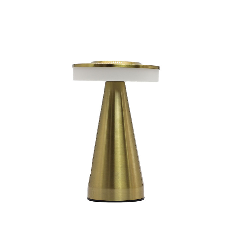Lampe tactile - Tige haute en cuivre - USB (C) - Rechargeable (400 watts)