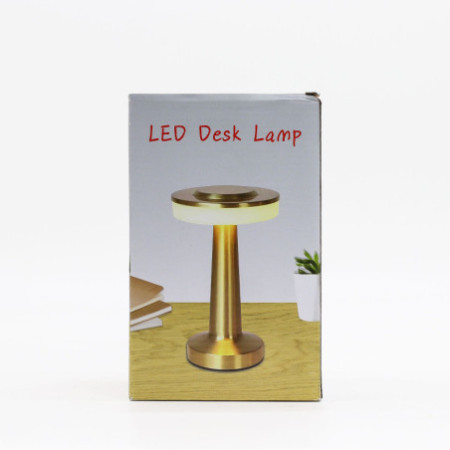 Lampe tactile - Tige haute en cuivre - USB (C) - Rechargeable (400 watts)