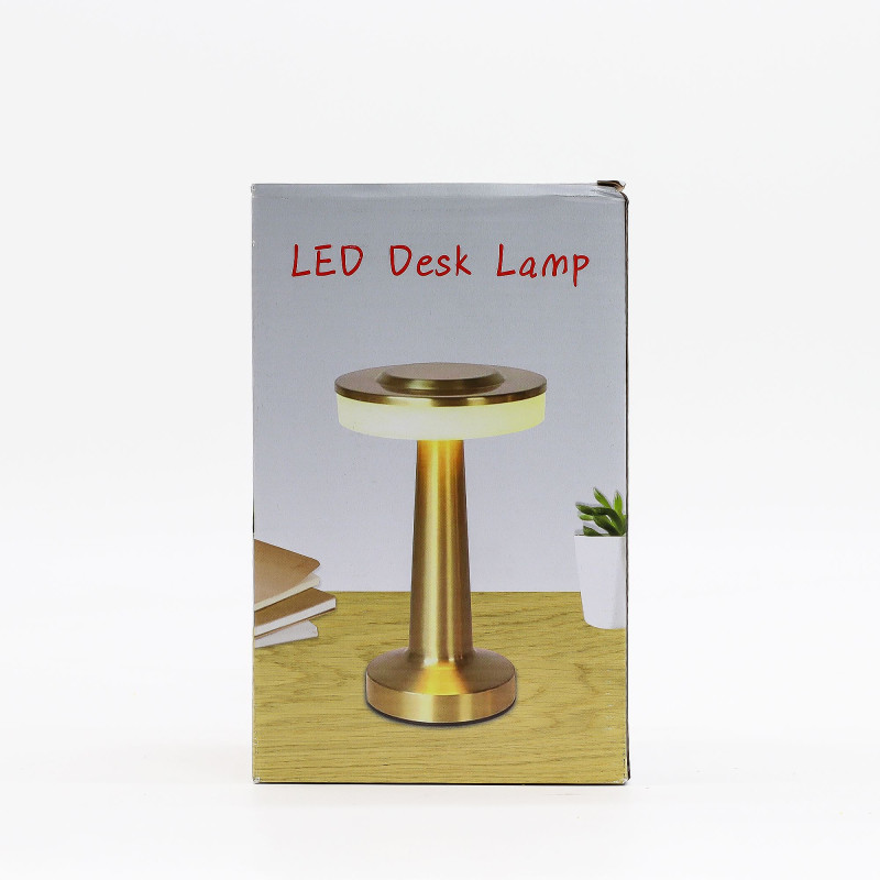 Lampe tactile - Tige haute en cuivre - USB (C) - Rechargeable (400 watts)