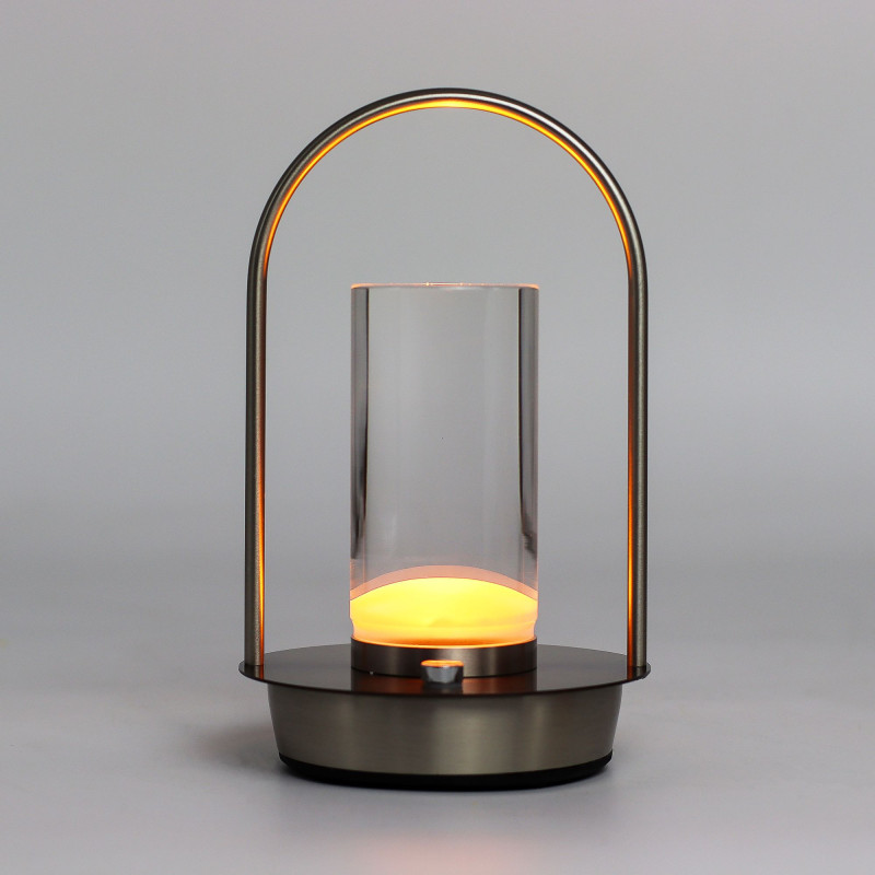 Lampe tactile - Lanterne en cristal - USB (C) - Rechargeable (2000 watts)