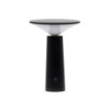 Lampe tactile - Champignon noir - réglable - motif lumineux USB (C) - Rechargeable (2000 watts)
