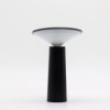 Lampe tactile - Champignon noir - réglable - motif lumineux USB (C) - Rechargeable (2000 watts)