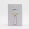 Lampe tactile - Champignon noir - réglable - motif lumineux USB (C) - Rechargeable (2000 watts)