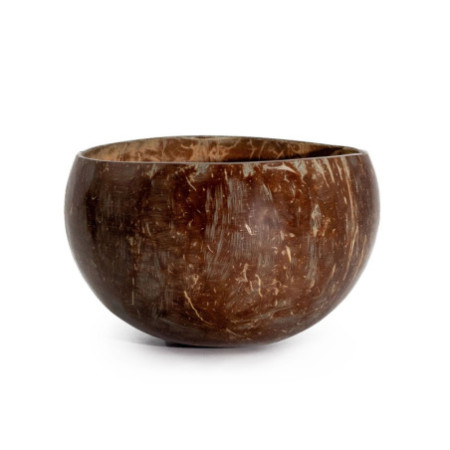 Petit bol en noix de coco naturelle