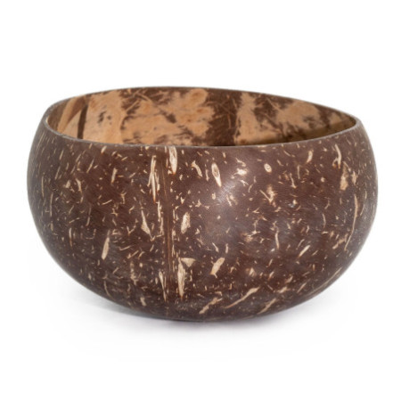 Grand bol en noix de coco naturelle