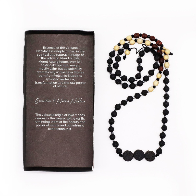 Collier Essence du Volcan - Connexion à la Nature