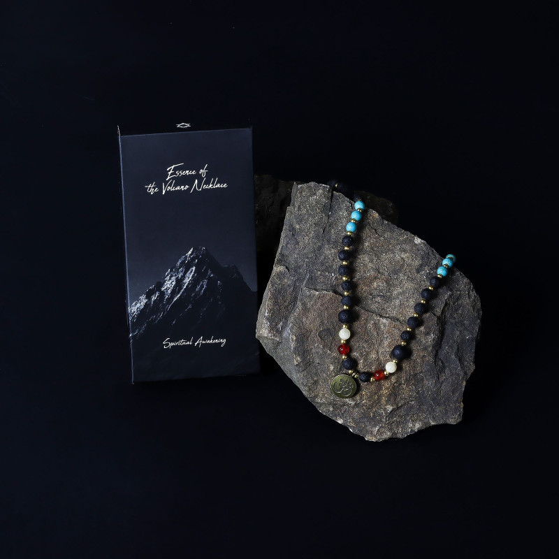 Collier Essence du Volcan - Éveil spirituel