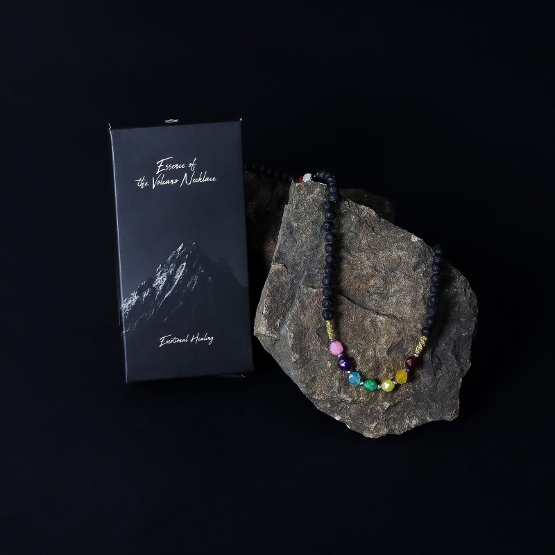 Collier Essence du Volcan - Guérison émotionnelle