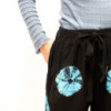 Pantalon de détente de style japonais - Moyen - Noir, Bleu