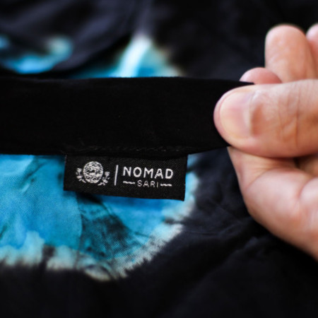 Pantalon de détente de style japonais - Moyen - Noir, Bleu