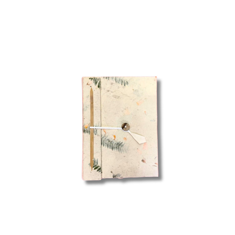 Mini carnet Lokta Fleurs Mixtes Lrg (12x8cm) 40 feuilles