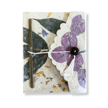 Carnet Med Lokta Bougainvillea Lrg (15x12cm) - 45 feuilles