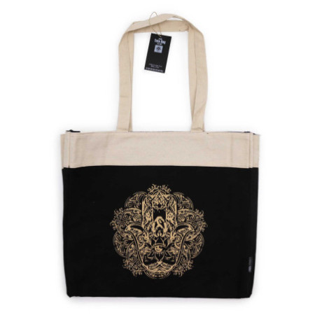 Sac fourre-tout surdimensionné chocolat délavé 400 g - Freedom Hamsa