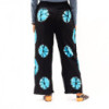 Pantalon de détente de style japonais - Grand - Noir, Bleu