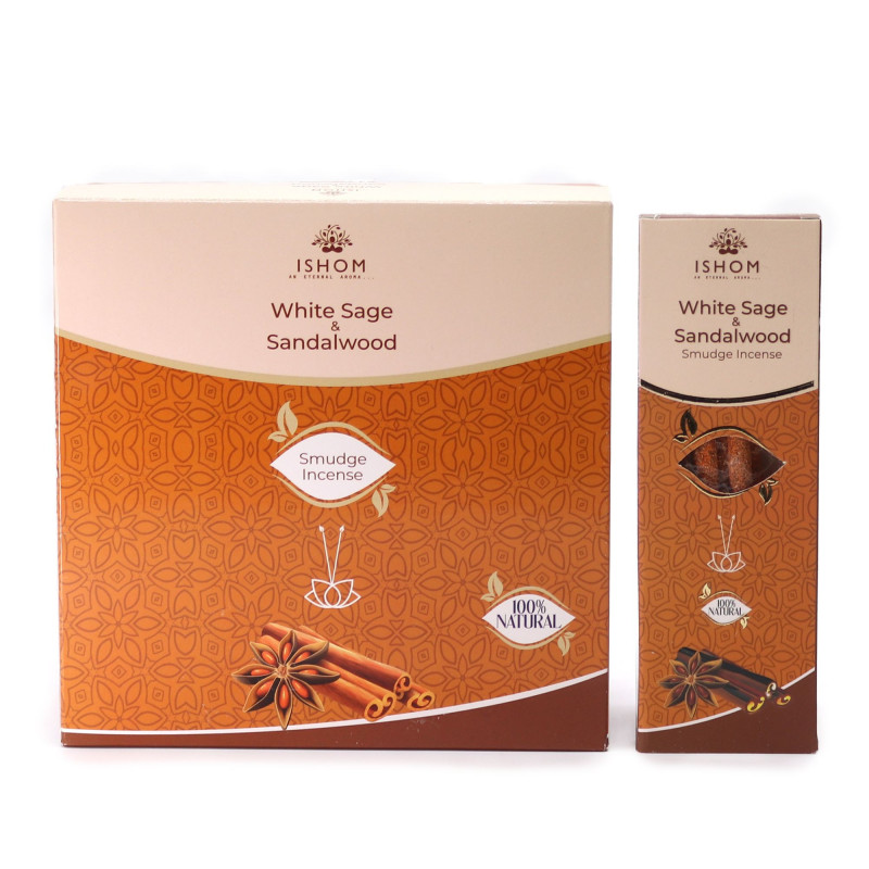 Encens Ishom Smudge - Sauge blanche et bois de santal