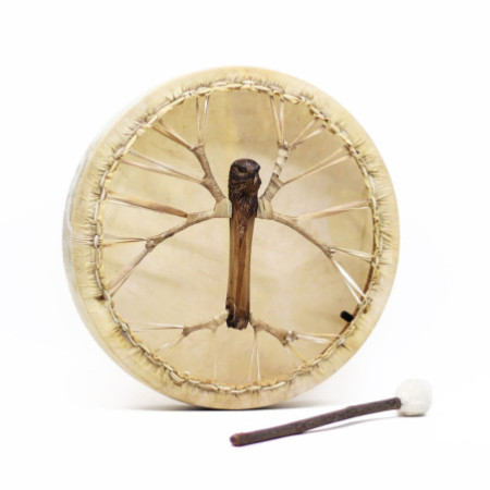 Spirit of the Eagle - Tambour et baguette Sharman - Accordable - 40 cm