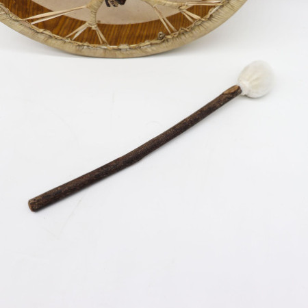 Esprit de l'Ours - Tambour et bâton chamaniques - Accordables - 40 cm