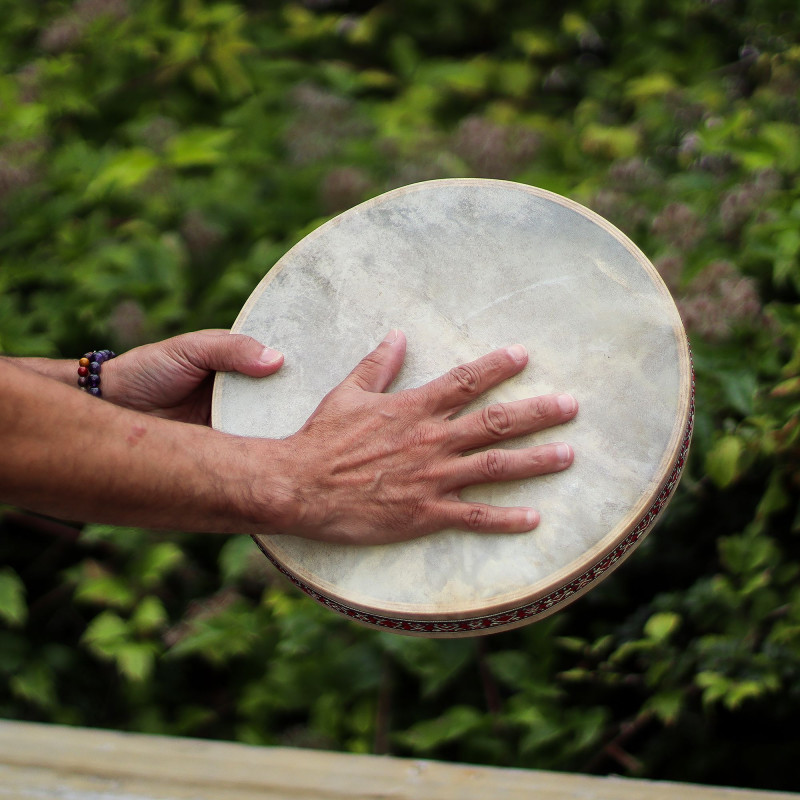 Tambour océanique de guérison sonore chamanique - 30 cm