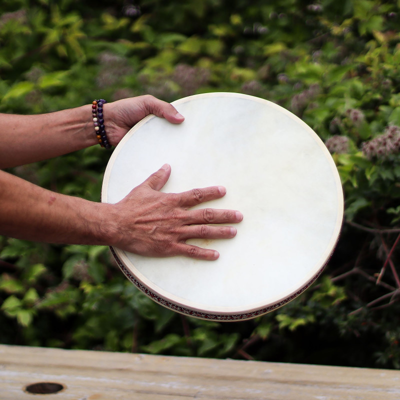 Tambour océanique de guérison sonore chamanique - 35 cm