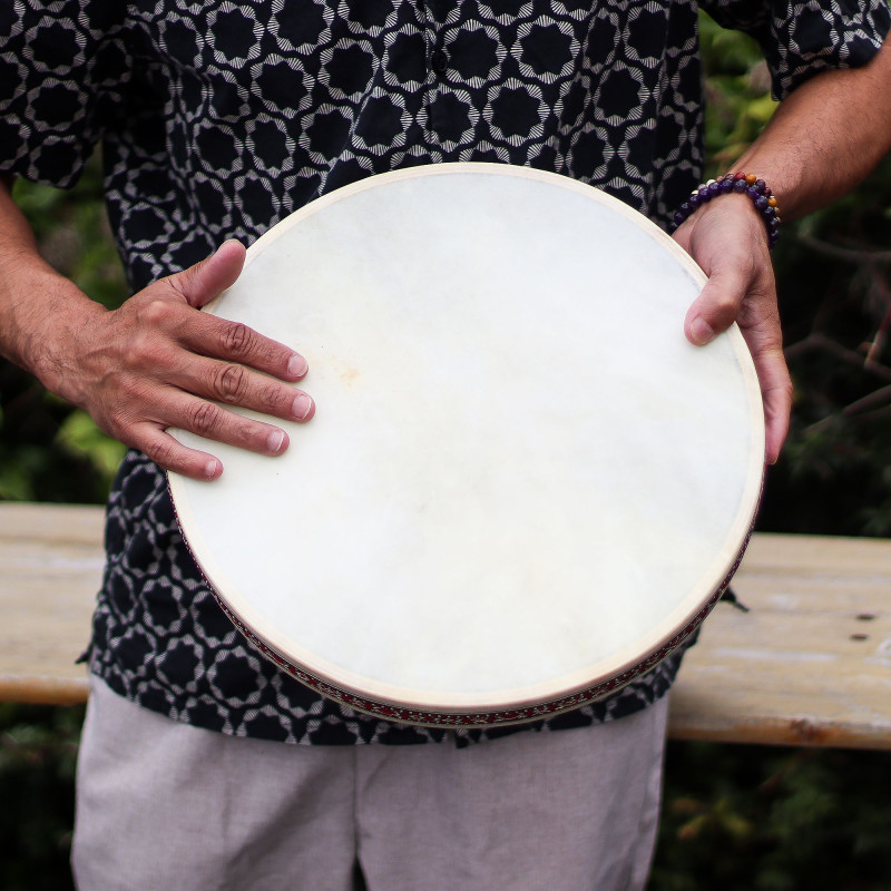 Tambour océanique de guérison sonore chamanique - 35 cm