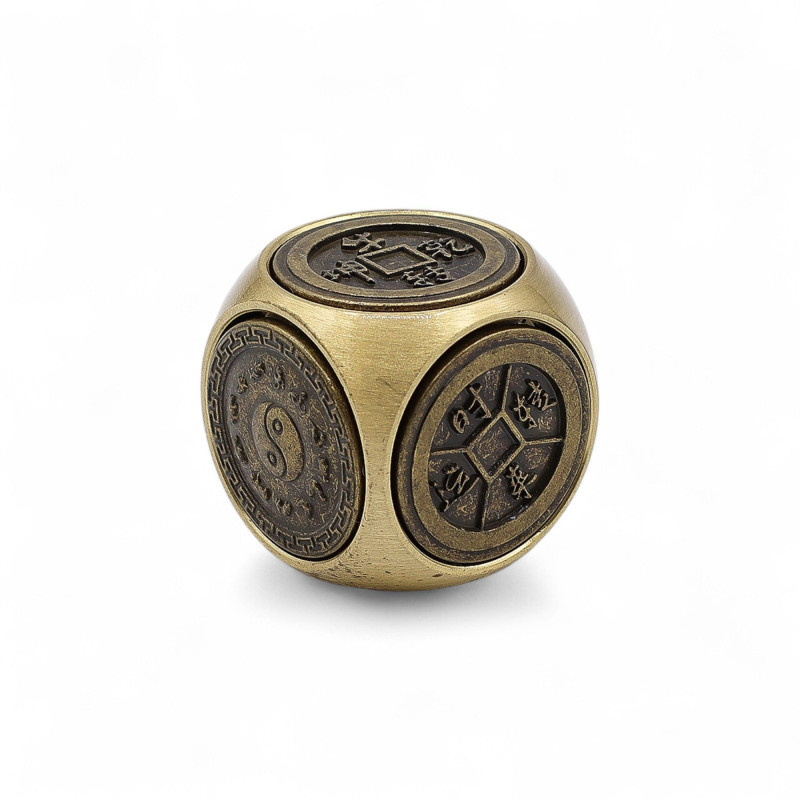 Feng Shui Fortune - Dés traditionnels avec symboles du zodiaque