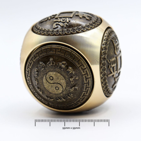 Feng Shui Fortune - Grand dé de richesse - Arrondi
