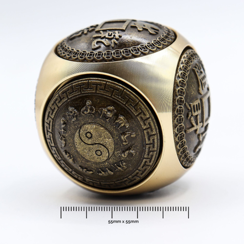 Feng Shui Fortune - Grand dé de richesse - Arrondi