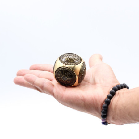 Feng Shui Fortune - Grand dé de richesse - Arrondi