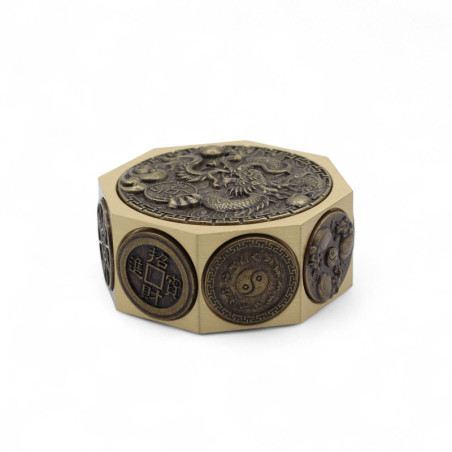 Feng Shui Fortune - Chat porte-bonheur et dragon - Protection et prospérité